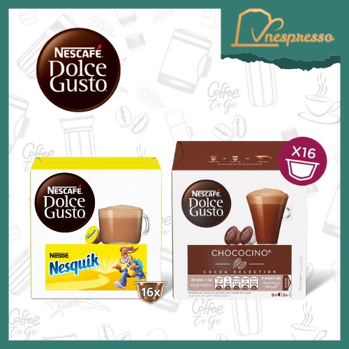 Viên nén Chocolate sữa DOLCE GUSTO - Bộ sản phẩm sô cô la sữa - Hộp 12-16 viên