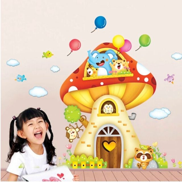 Decal dán tường sunny