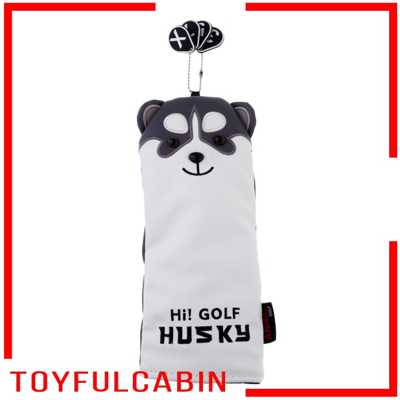 Vỏ Bọc Đầu Gậy Đánh Golf Bằng Gỗ In Họa Tiết Chú Chó Dễ Thương