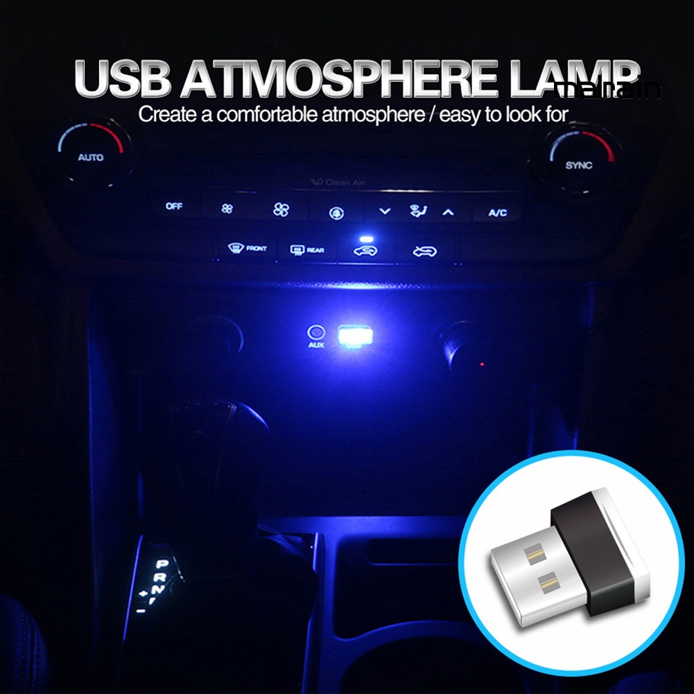 Đèn Led Usb Mini Trang Trí Nội Thất Xe Hơi Tiện Dụng