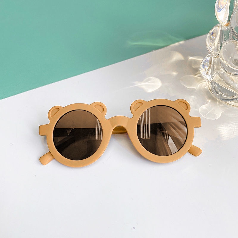 Kính Mát Gọng Tròn Gấu Thời Trang Cho Bé D67