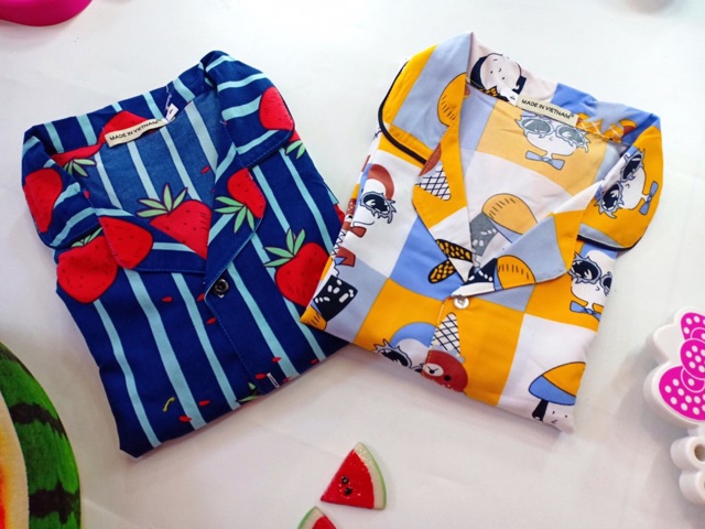 Set pijama mẹ và bé ngắn