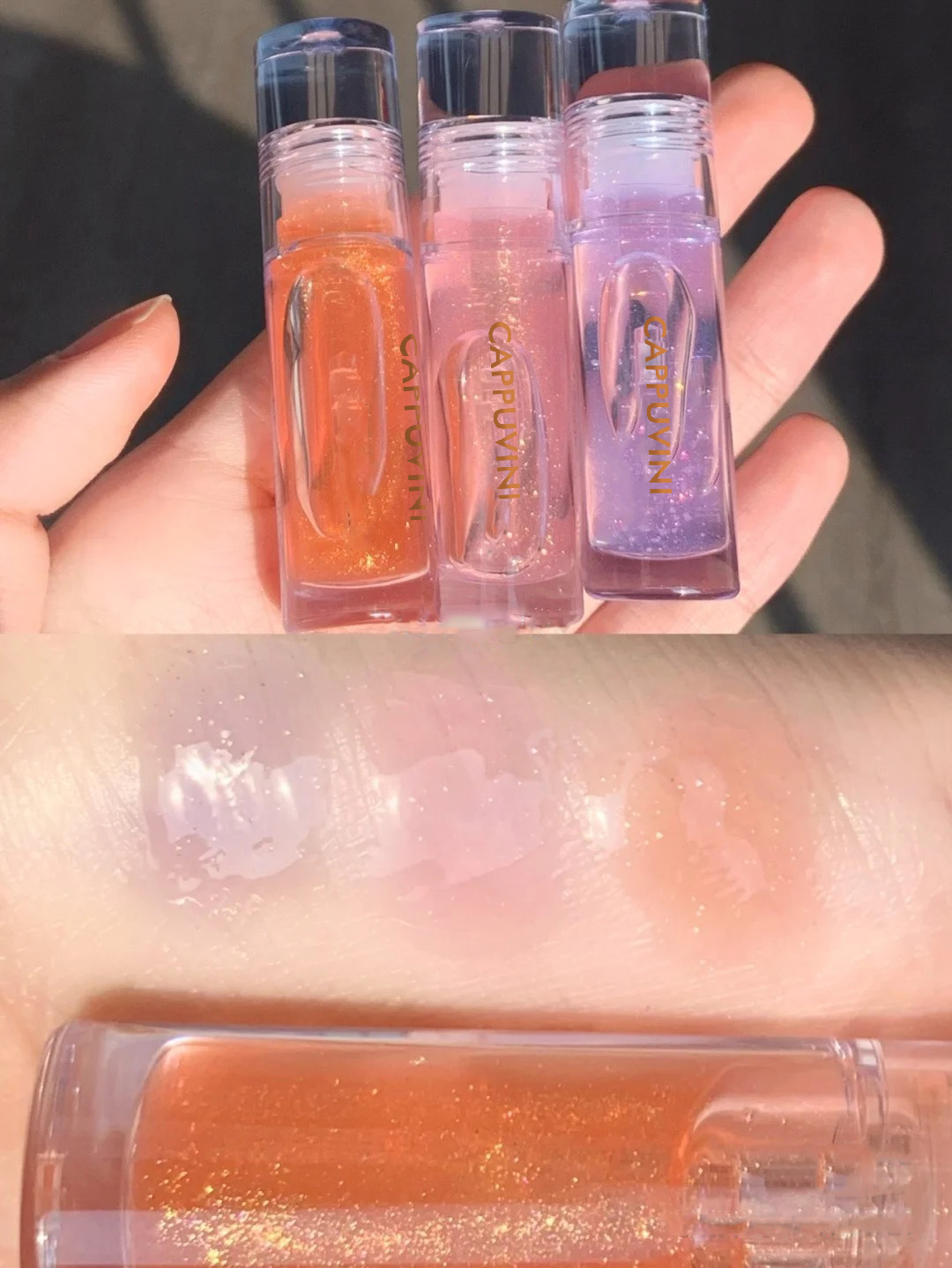 [Hàng mới về] Set 3 Son Môi Trang Điểm Dạng Thạch 3d Lấp Lánh Mềm Mịn Lâu Trôi | BigBuy360 - bigbuy360.vn