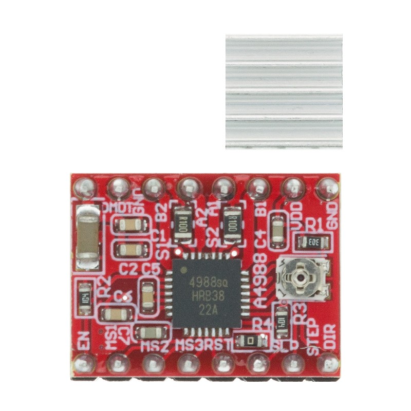 Trình Điều Khiển Động Cơ Bước Máy In 3D A4988 DRV8825 Cho SKR V1.3 1.4 GTR V1.0 RAMPS 1.4 1.6 MKS GEN V1.4