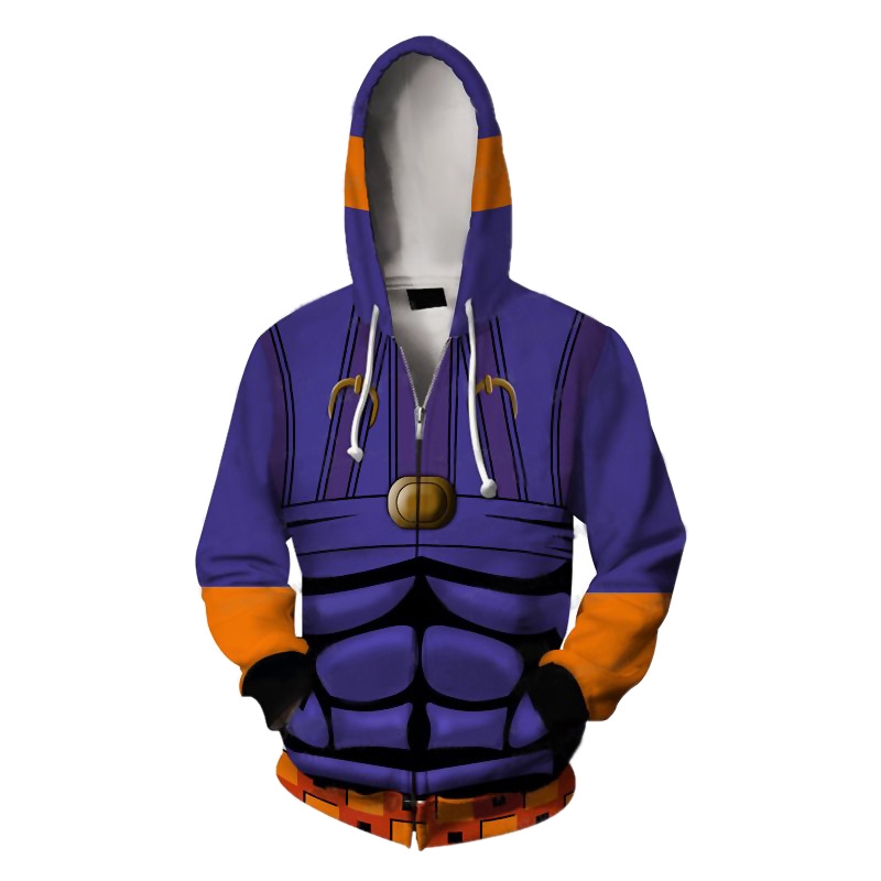 Áo Khoác Hoodie Dài Tay In Hình Jojo 's Bizarre Adventure Đẹp Mắt