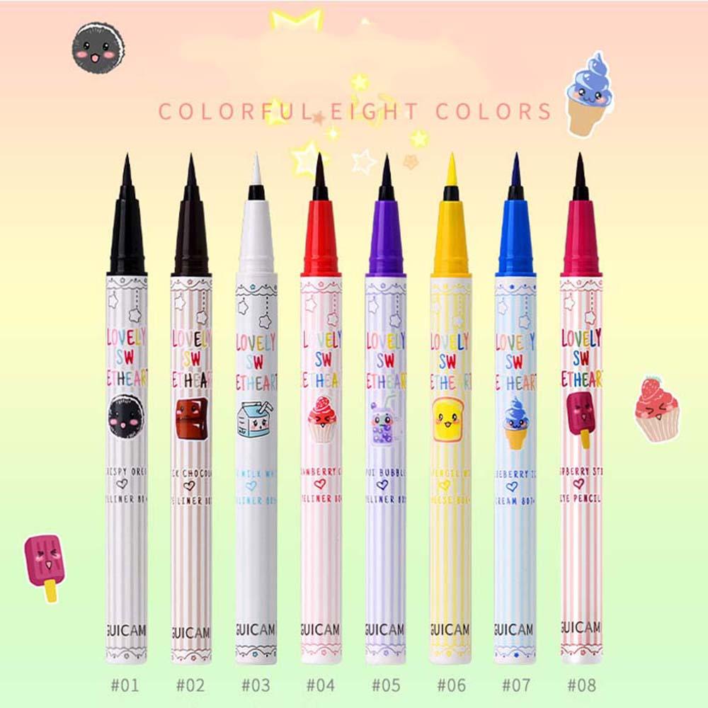 OCEANMAP 1 Bút Kẻ Mắt Dạng Lỏng Chống Nước Nhanh Khô Dành Cho Người Mới Bắt Đầu