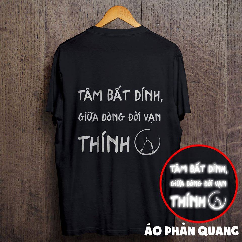 Áo phông phản quang một màu Tâm bất dính, form rộng tay lỡ chất Cotton freesize cho nam và nữ MODY