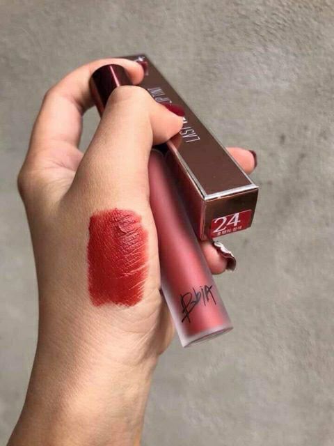 Son kem lì Bbia Last Velvet Lip Tint màu 25 đỏ nâu đất lâu trôi, không gây khô môi, bám lâu