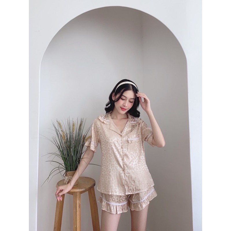 Pjzama lụa gấm sang xinh đủ size