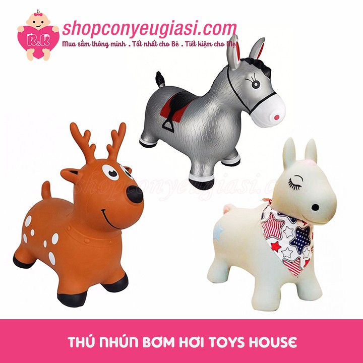 Thú Nhún Bơm Hơi Toys House - Nhiều Mẫu