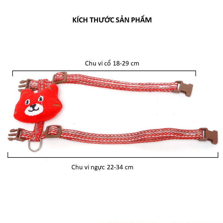 Dây Dắt Mèo Gấu Bông Dễ Thương DD1710 MIAOCAT