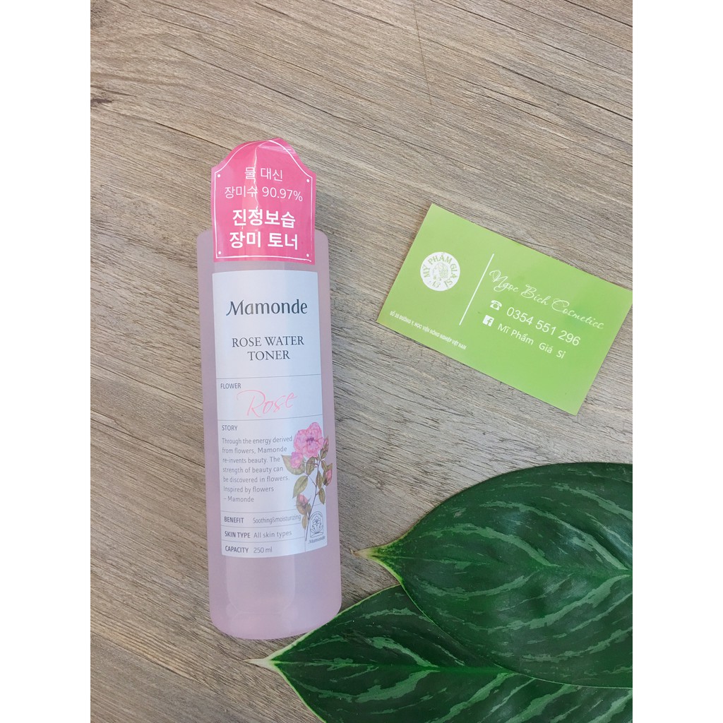 NƯỚC HOA HỒNG MAMONDE ROSE WATER TONER