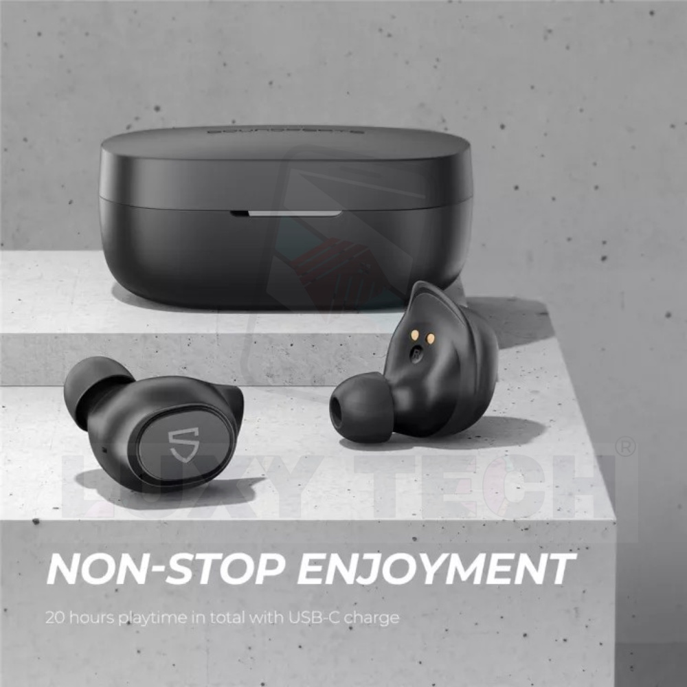 Tai Nghe Bluetooth True Wireless SoundPEATS TrueFree 2 Thể Thao, Kháng Nước IPX7 - Chính Hãng BH 12 Tháng