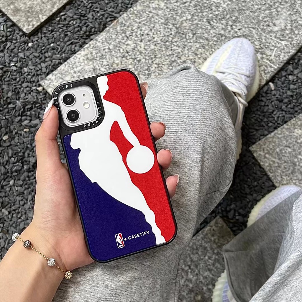 Ốp Điện Thoại Tráng Gương In Hình Nba Cho Iphone 12 Mini 11 11 Pro Max Xr Xs Max X 8 Plus 7 6s Plus
