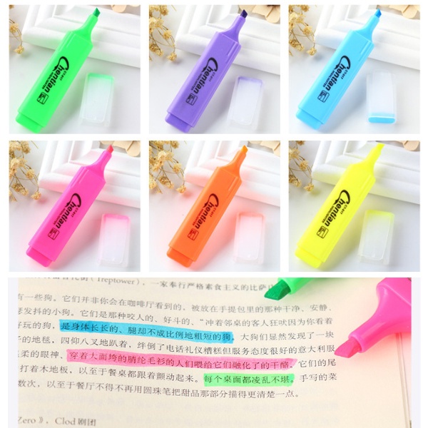 Bút Highlight BHL02 Màu Neon Giá Rẻ - Bút Dạ Quang Chất Lượng Tốt