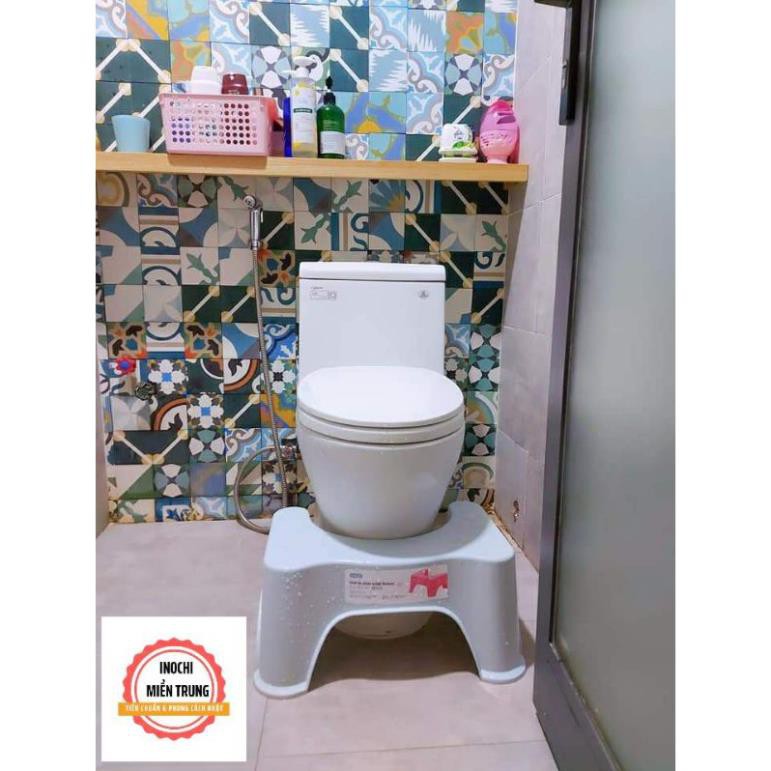 Ghế nhựa kê chân toilet cao cấp Inochi (giải pháp chống táo bón và tê chân) (VUI LÒNG IB SHOP ĐỂ CHỌN MÀU HIỆN CÓ)