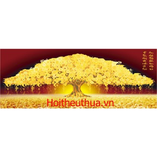 TRANH ĐÍNH ĐÁ CÂY TIỀN LV326