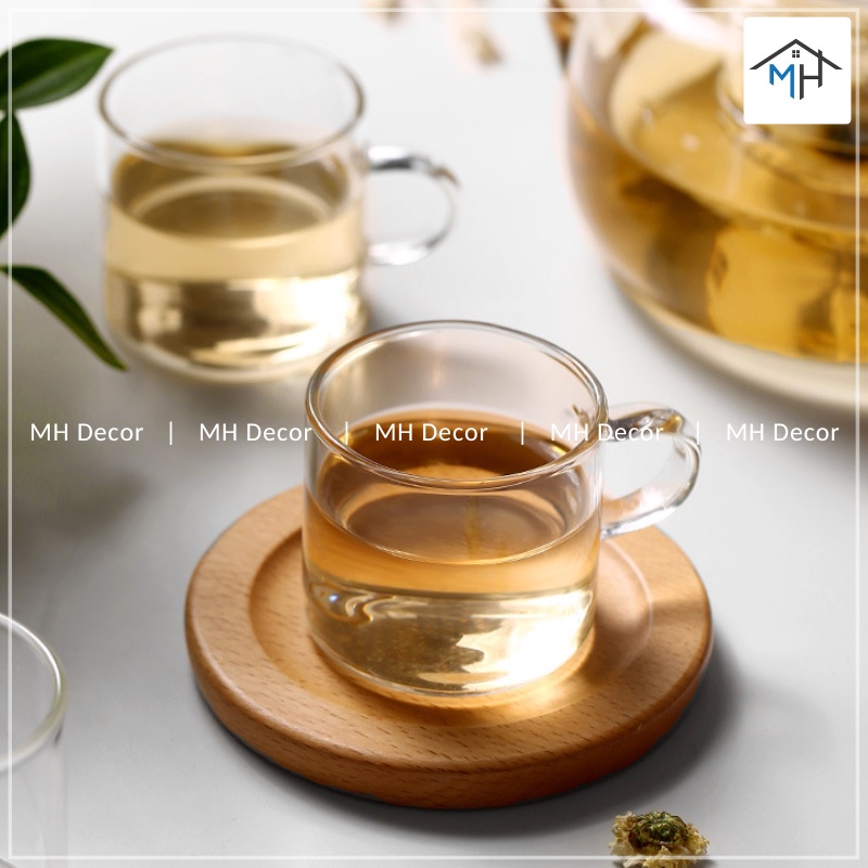 Cốc thủy tinh chịu nhiệt - 120ml (Chén trụ)
