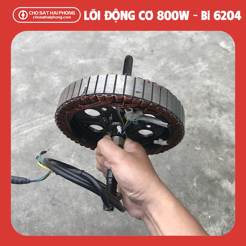 Lõi động cơ xe điện 800w 10+ vòng bi 6204 - Chợ Sắt Hải Phòng Online