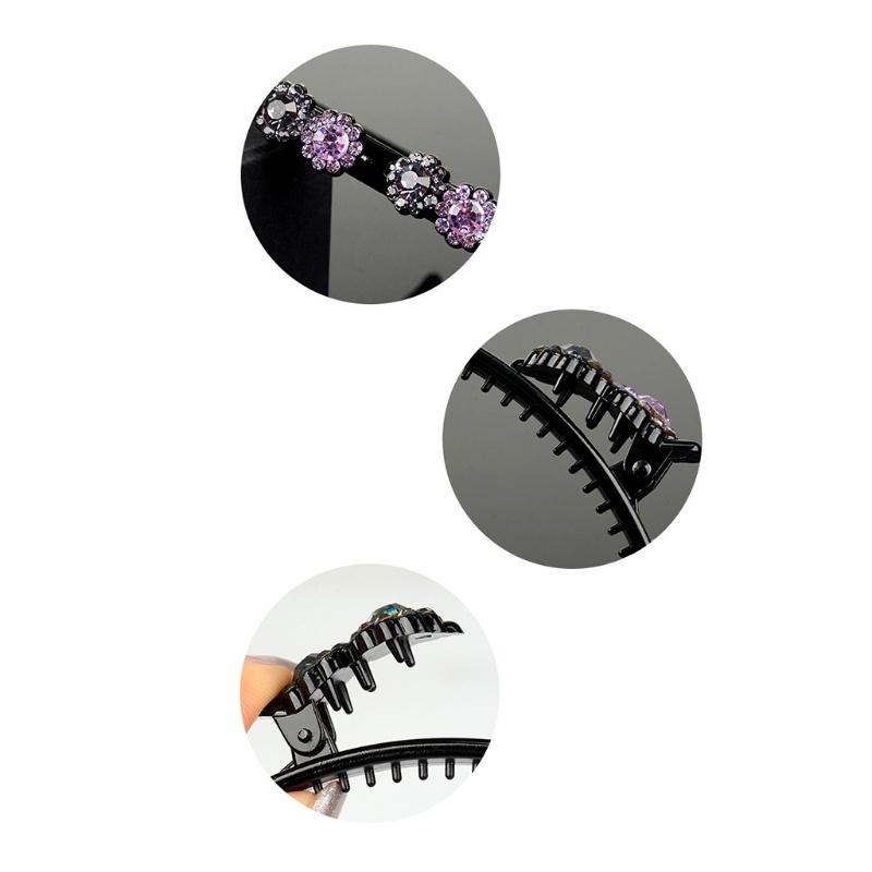 Băng Đô Dạng Xoắn Hai Lớp Đính Đá Và Ngọc Trai Thời Trang Cho Nữ