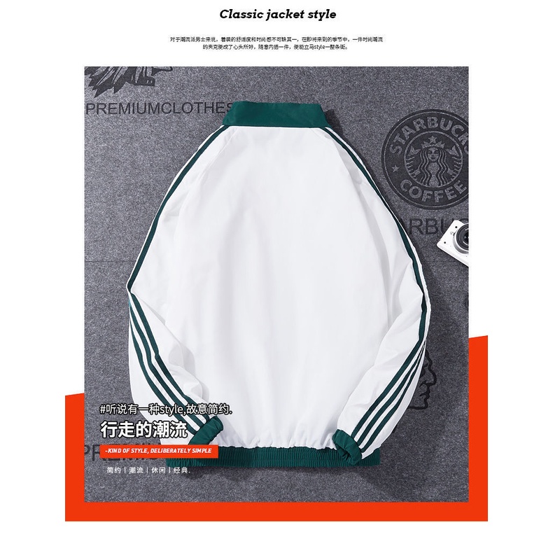 Áo Khoác Thể Thao Adidas Chống Gió Thời Trang Xuân Thu Cho Cặp Đôi