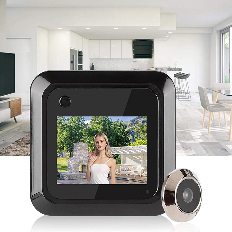 Camera Gắn Cửa Có Lỗ Nhìn Thấy 145° Màn Hình LCD 2.4 Inch Góc Rộng Gắn Cửa Ra Vào / Cửa Ra Vào