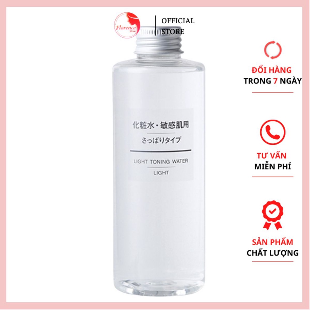 TONER /Nước hoa hồng dưỡng ẩm Muji Light Toning Water Moisture 200ml