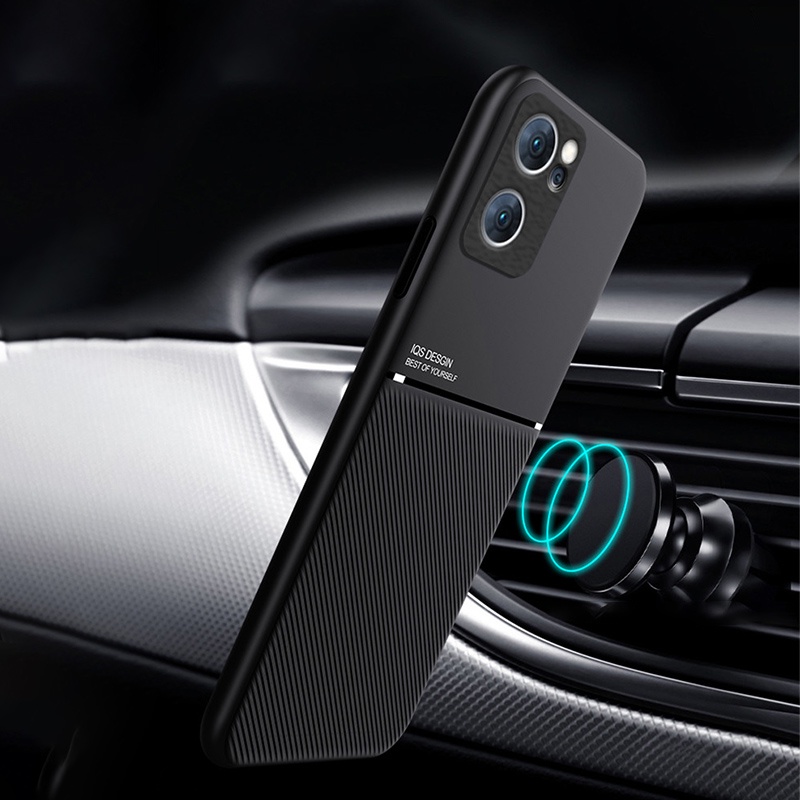 Ốp Điện Thoại Da PU Cứng Sang Trọng Cho OPPO Reno 7 6 Pro Plus 6 Lite 6Z 7 SE ACE 2