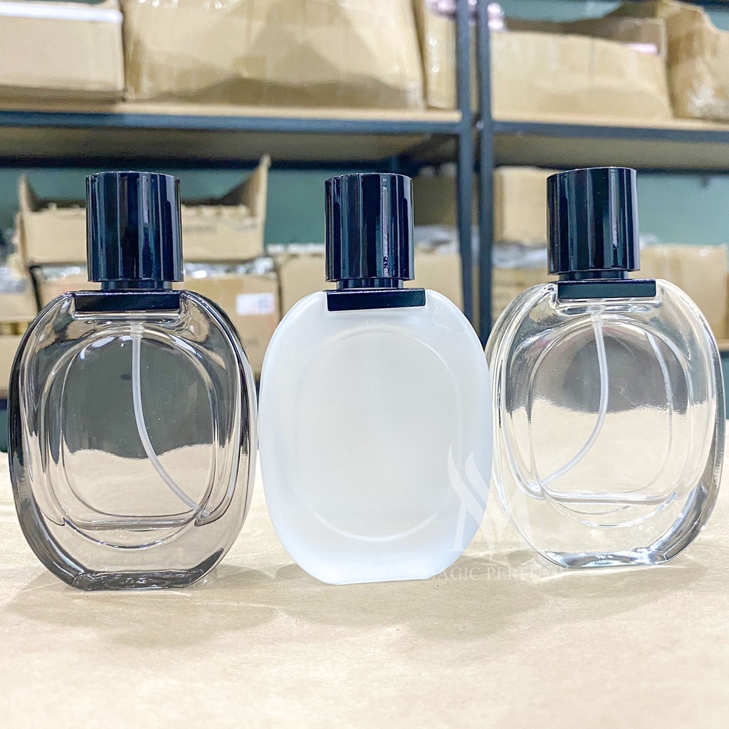 Vỏ chai nước hoa, vỏ chai chiết nước hoa 30ml kiểu chai tam đảo loại đẹp, dạng phun sương