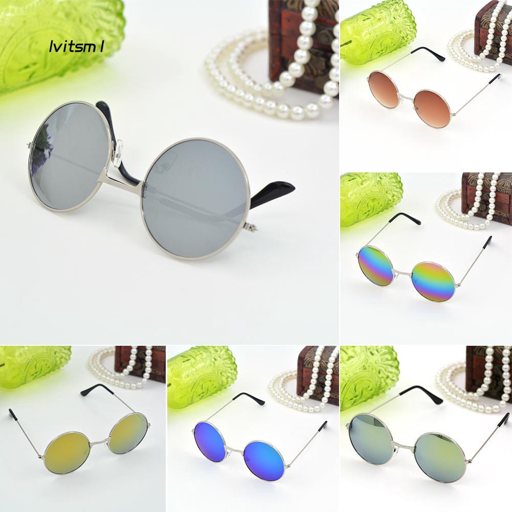 LTM1_Men's Women's Punk Round Lens Eyewear Sunglasses Outdoor Sports Glasses Gift