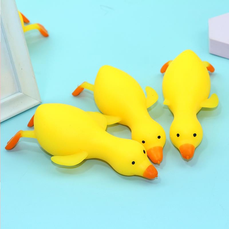 Đồ Chơi Bóp Nén Giảm Căng Thẳng Hình Chú Vịt Vàng Dễ Thương