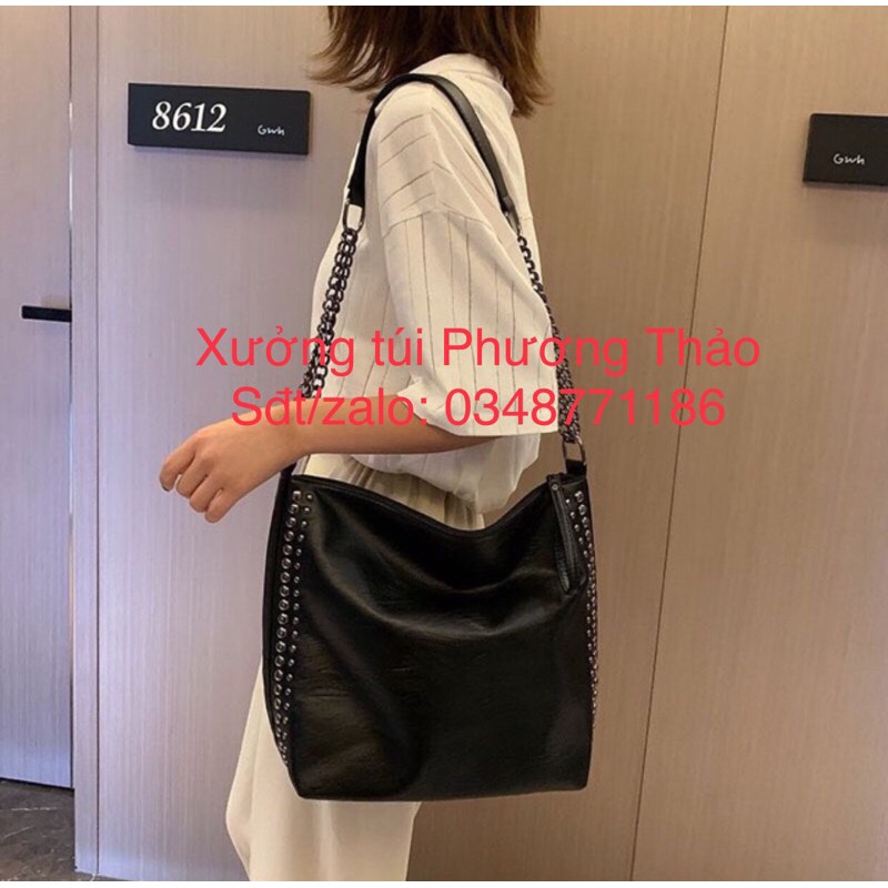 Túi xách tote da nữ đeo chéo Đinh Tán DC87