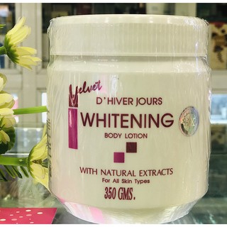 Kem dưỡng trắng da Velvet D'HIVER JOURS WHITENING BODY LOTION 350g