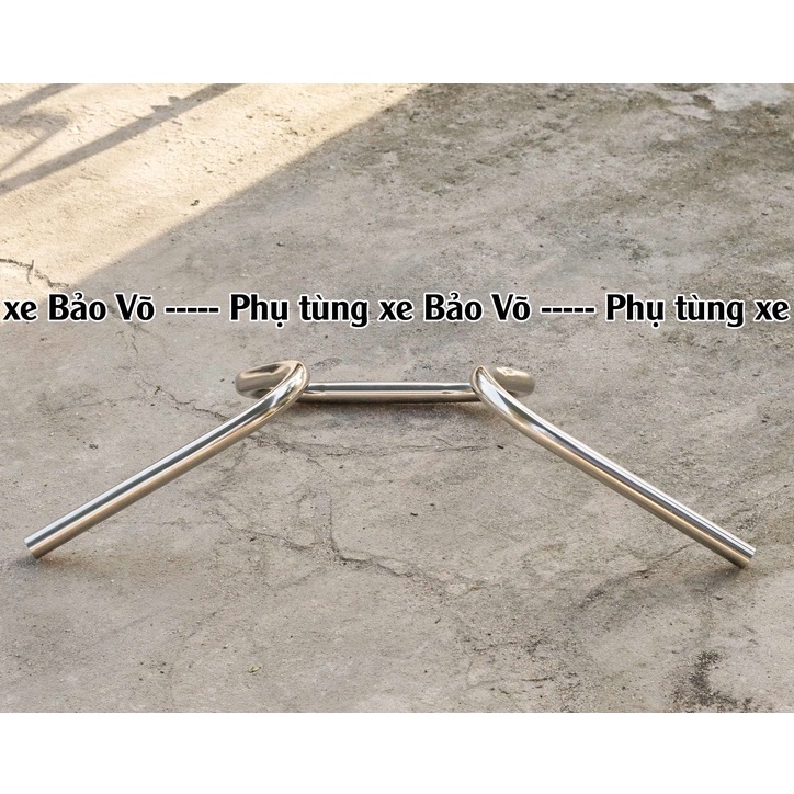 Ghi đông classic độ phong cách vase bobber, tracker , scrambler, chopper,..... chất liệu INOX304