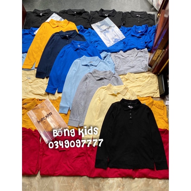 Áo Thu Polo Bé Trai &amp; Bé Gái ON