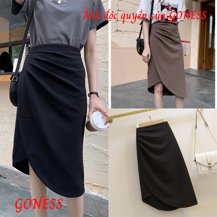 Chân váy Goness cánh tiên lụa không nhăn không xù phong cách Hàn Quốc