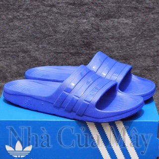 [☘️ADIDAS®☘️]- DÉP ĐÚC DURAMO SLIDES - Xanh dương full