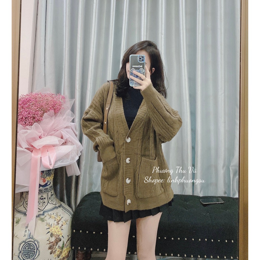 Áo Cadigan len 4 màu hàng QC cao cấp SIÊU RẺ (Ảnh thật tự chụp) | BigBuy360 - bigbuy360.vn