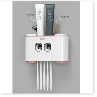 Bộ nhả kem đánh răng Ecoco cao cấp kèm 4 cốc