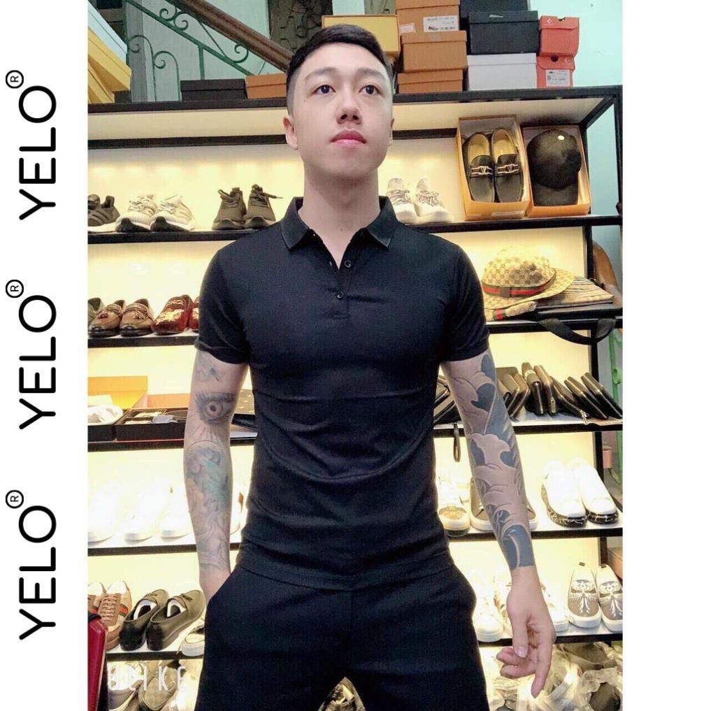 Áo Phông Polo Nam 2021 Ôm Body Màu Trơn Chất Thun Cá Sấu Siêu Bền Mạnh Mẽ Bản Lĩnh YOLO- AC83 ྇