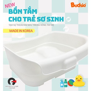 Bồn tắm cho bé sơ sinh từ 0-36 tháng tuổi nhập khẩu Budsia Hàn Quốc