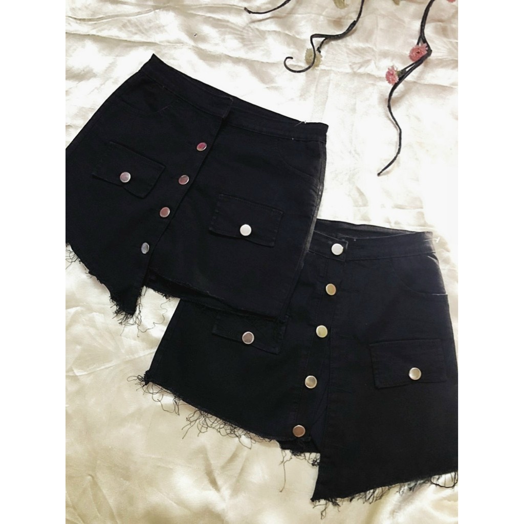 Chân váy kaki phối nắp túi lệch tà siêu xinh xắn | BigBuy360 - bigbuy360.vn