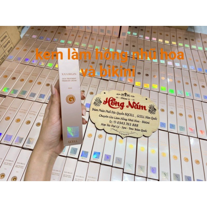Kem Hồng Nhũ Hoa Xxvirgin Cao Cấp Hàn Quốc