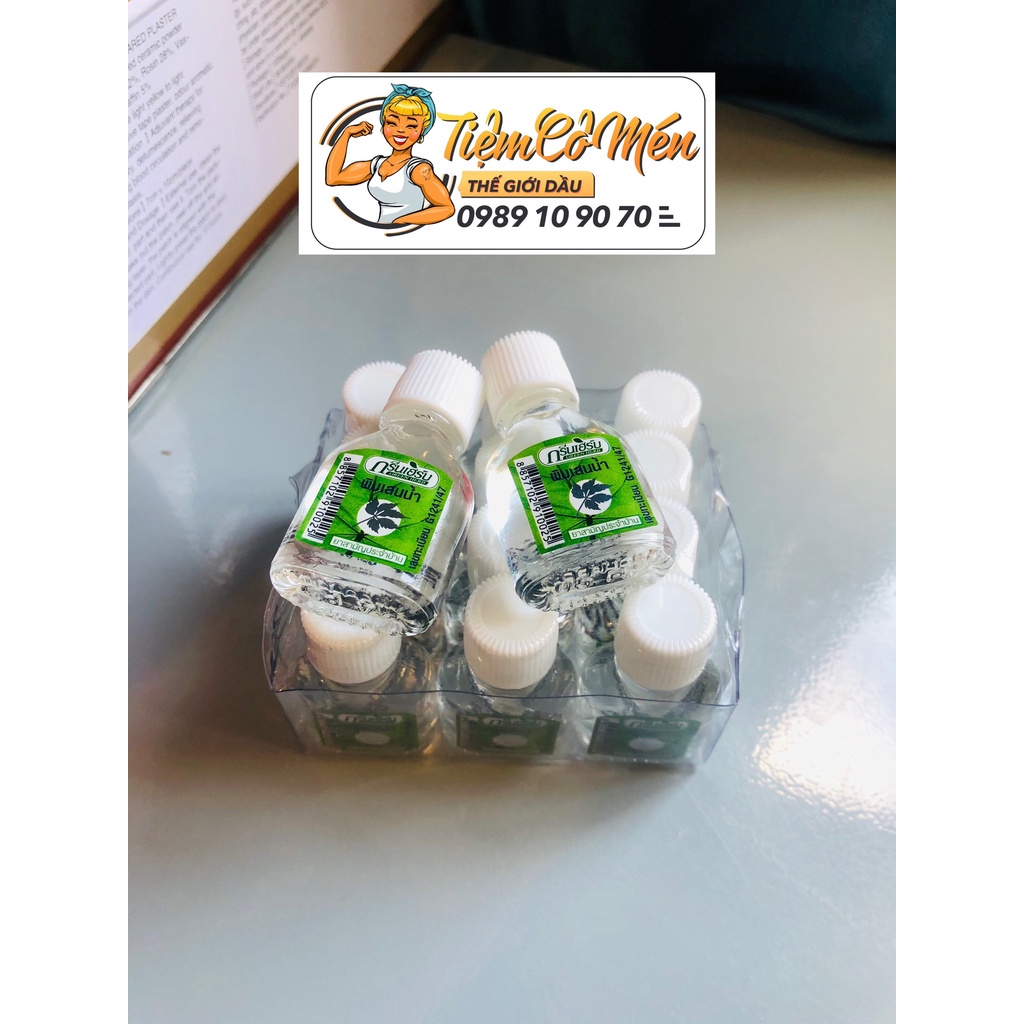 01 Chai Dầu Nóng Eucalyptus Green Herb Thái Lan (khuynh diệp) - 3ML
