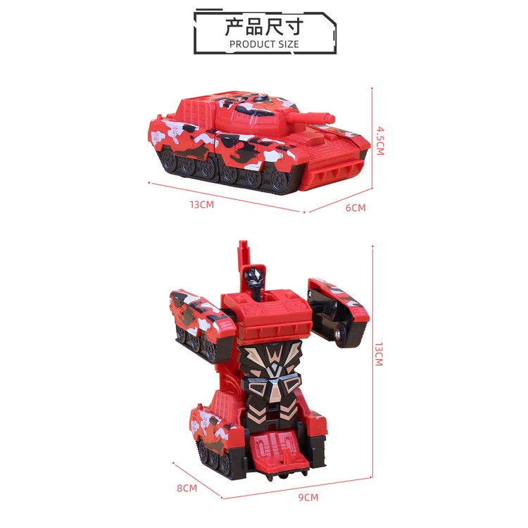 Đồ Chơi Xe Tăng Biến Hình Robot Độc Đáo Cho Bé