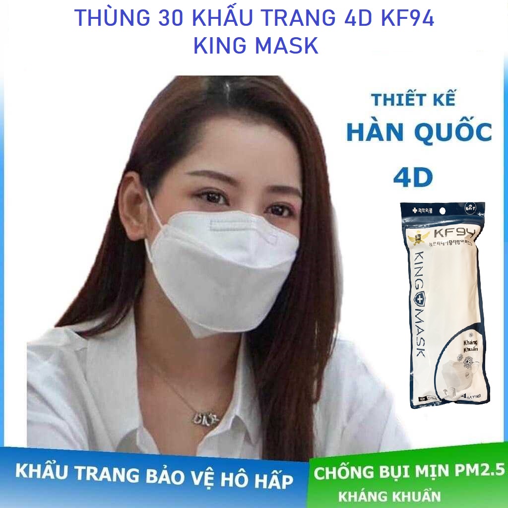 THÙNG 300 CHIẾC KHẨU TRANG KHÁNG KHUẨN 4D ÔM SÁT MẶT