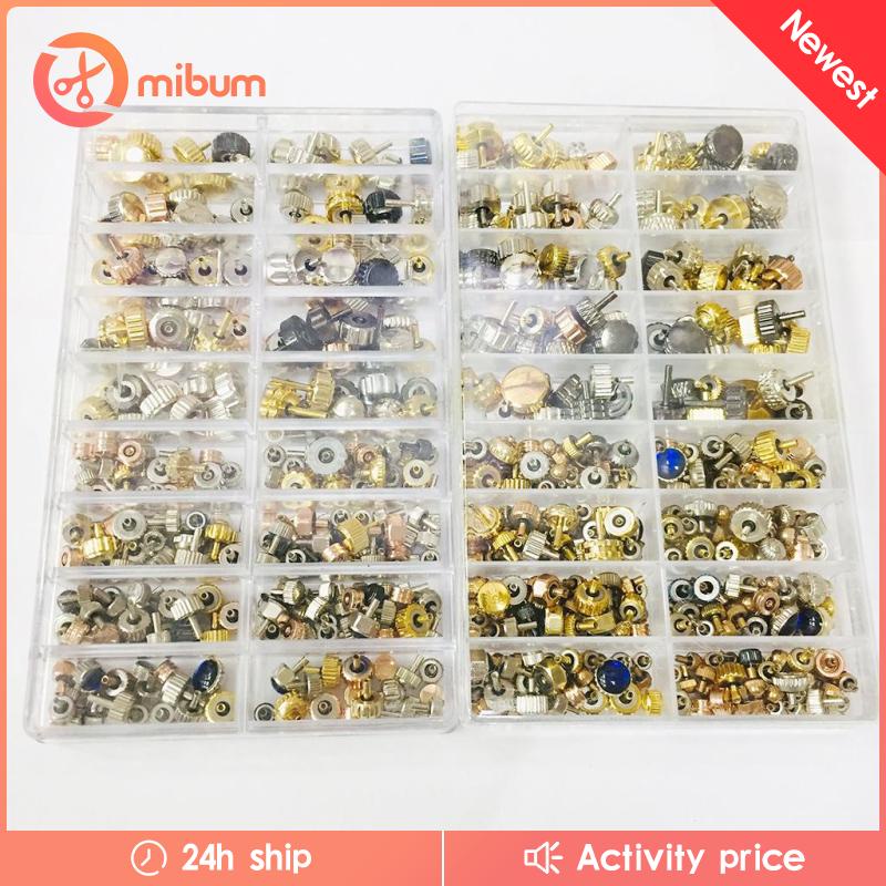 Bộ Vương Miện Màu Vàng / Bạc Thay Thế Chuyên Dụng Cho Thợ Làm Đồng Hồ