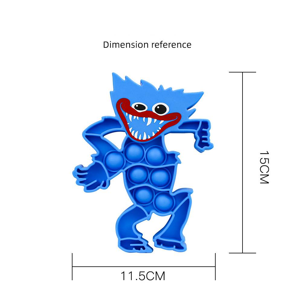 Pop It Pop Đồ Chơi Xả Stress Hình Quái Vật Huggy Wuggy Quà Tặng Dành Cho Trẻ Em Túi Xách
