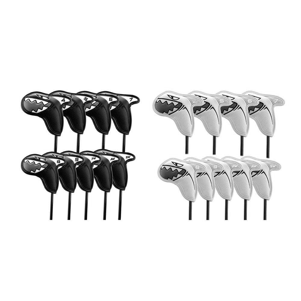 Vỏ Bọc Bảo Vệ Đầu Gậy Đánh Golf Bằng Sắt Thêu Họa Tiết Cá Mập Độc Đáo Tiện Dụng