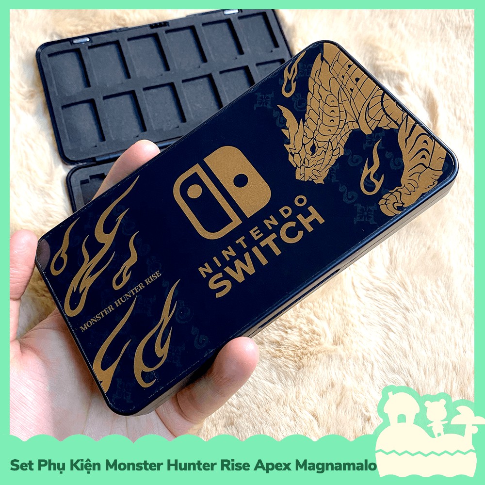 [Có Sẵn VN] Set Phụ Kiện Túi, Case Ốp Dock, Analog Joycon Nintendo Switch & Lite Monster Hunter Rise Apex Magnamalo | WebRaoVat - webraovat.net.vn